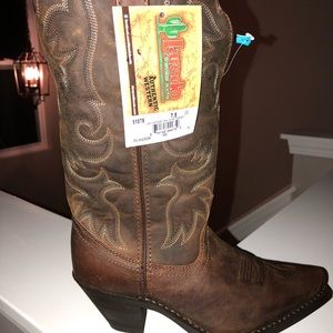 Laredo Cowboy Boots, size 7.5, wide calf